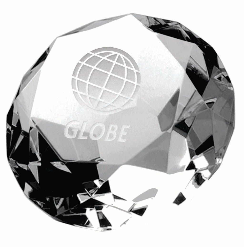 Essence Clear Diamond Paperweight 100mm (4")