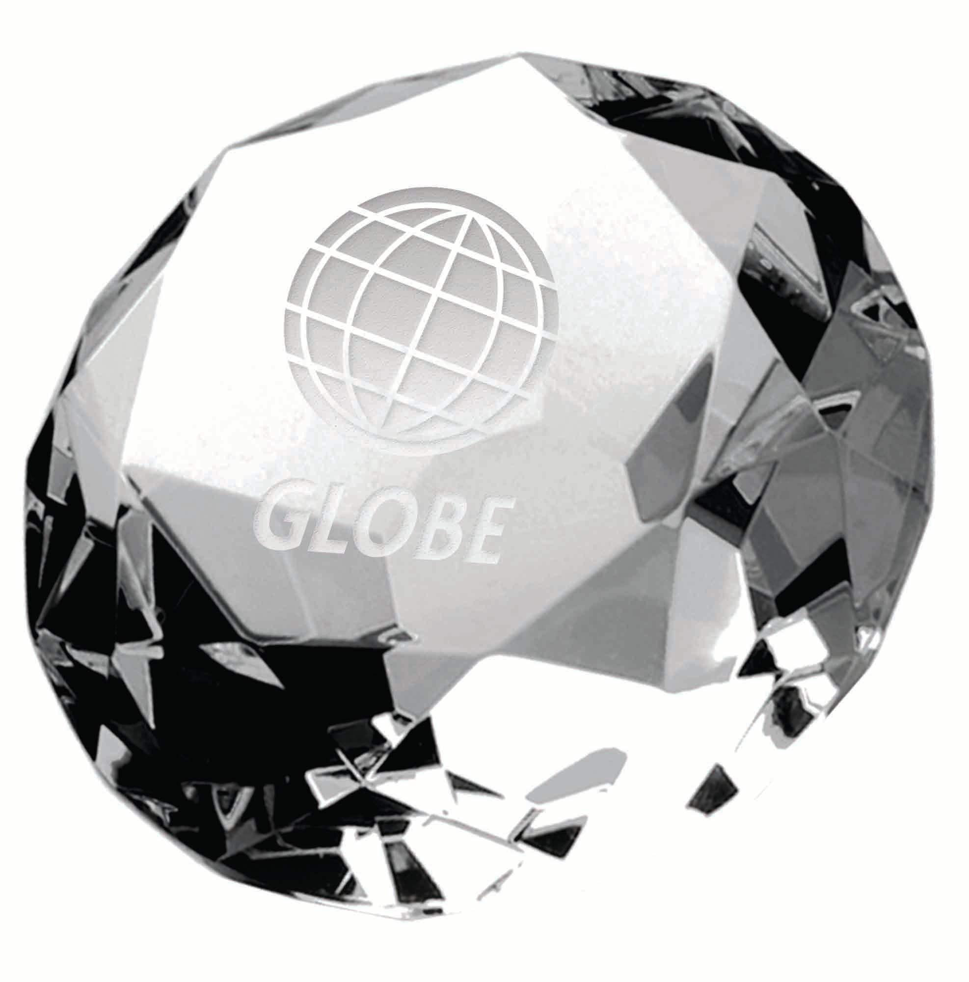 Essence Clear Diamond Paperweight 100mm (4")