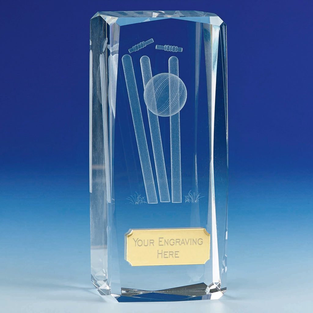Tower Crystal Cricket Award 11.5cm (4 1/2")