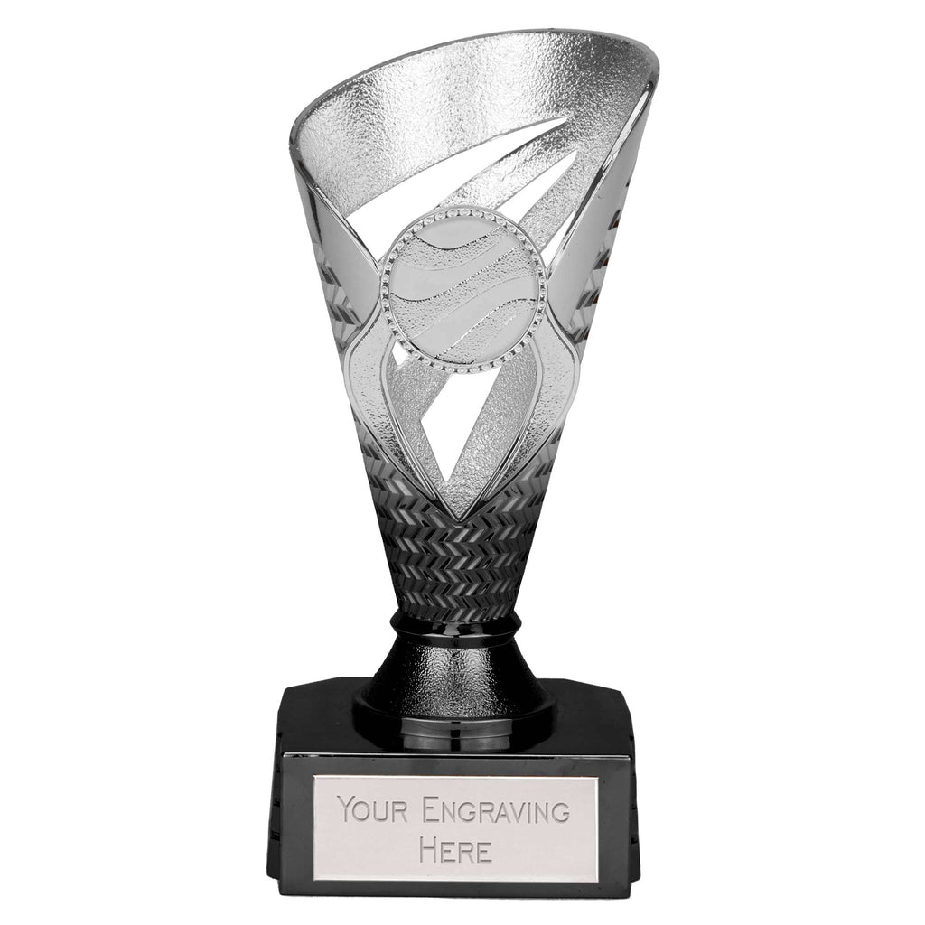 Voyager Silver Gradient Detailed Trophy Cup 15cm (6")