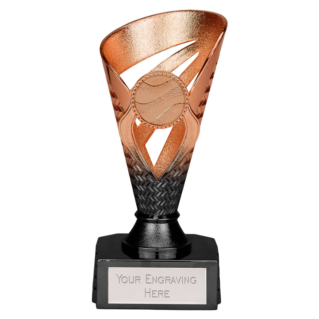 Voyager Bronze Gradient Detailed Trophy Cup 15cm (6")